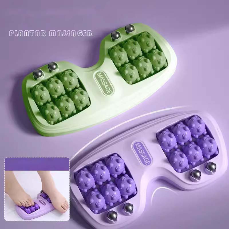 Reflexology Foot Roller - 指圧フットマッサージローラー、リラックスリフレクソロジー、トリガーポイントセラピー、疲れた足のためのフットトレーナー