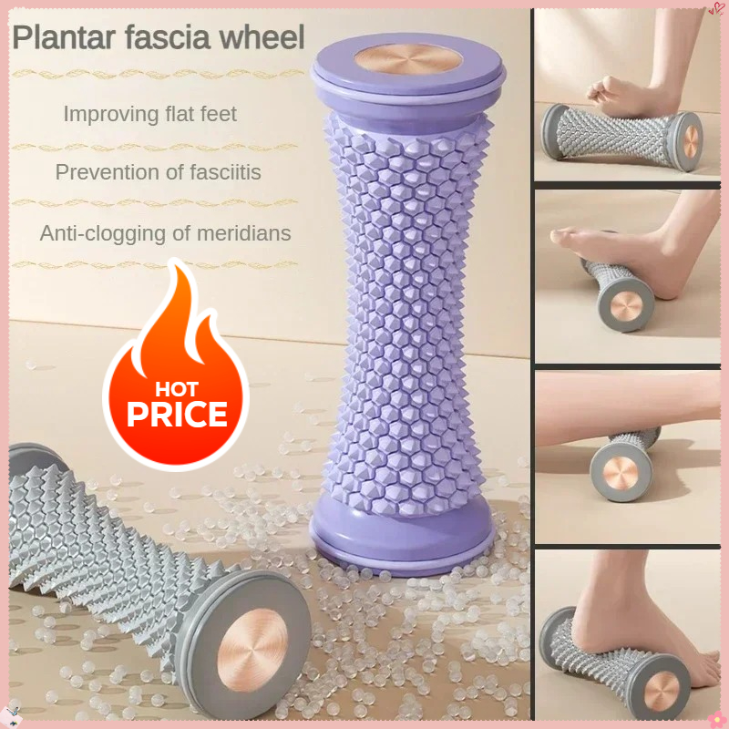 Reflexology Foot Roller - フットマッサージャー マッサージローラー ヨガマッサージボール 足底筋膜ローラー 筋肉リラックスケア プラスチック製