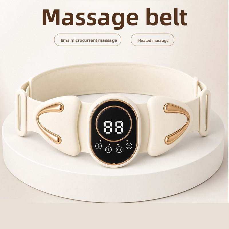 Ems Foot Massager - EMSパルス マッサージベルト 温熱圧縮 ポータブル フィットネス シェイピングベルト