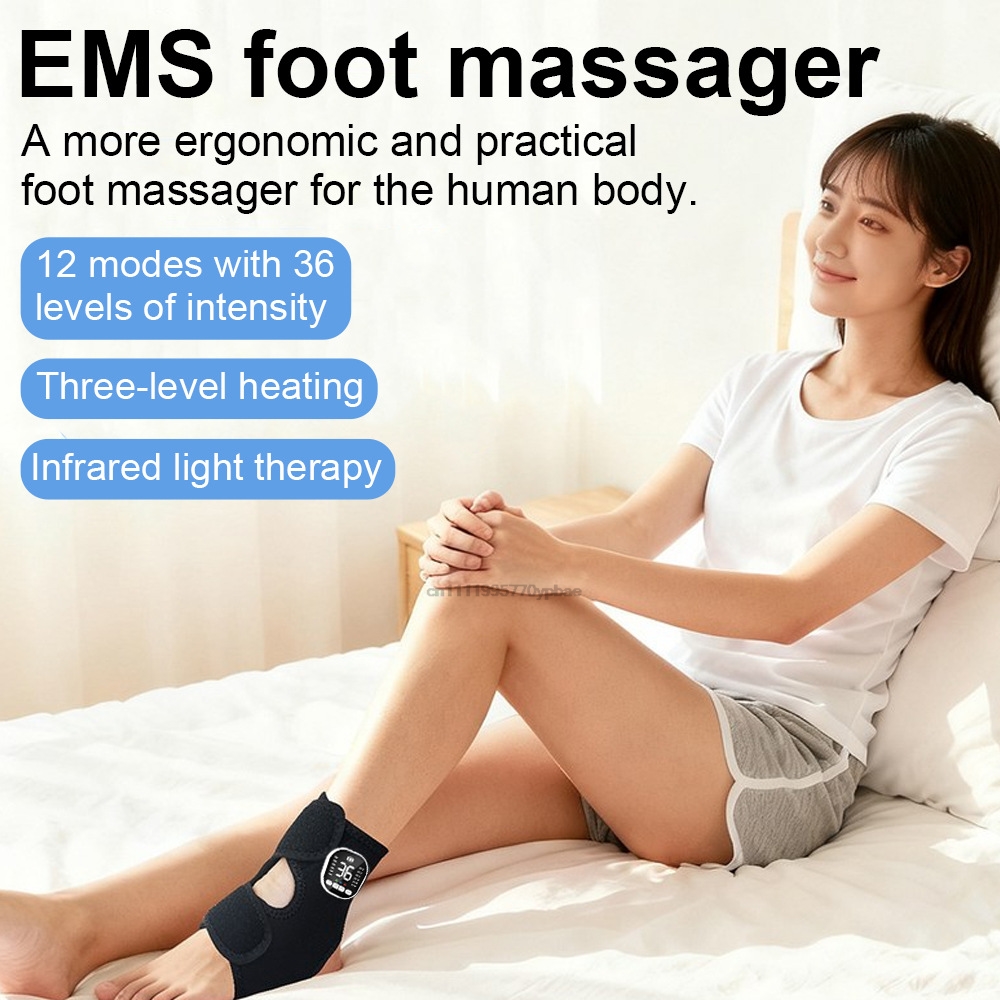 電動足首マッサージ器 EMSフット＆足首マッサージ器 36種 - Ems Foot Massager のレビューと価格
