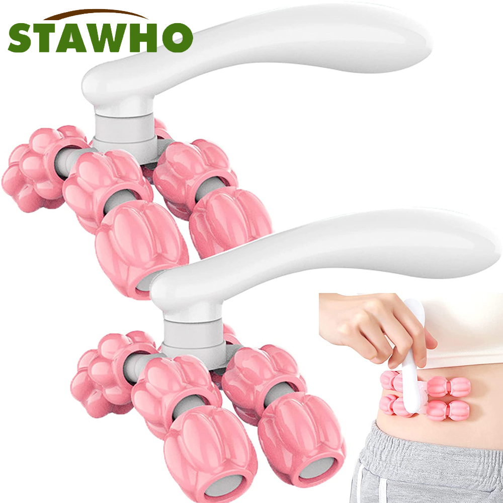 Y字型8ビーズマッサージ器 ハンドヘルドマッサージローラー  - Reflexology Foot Roller のレビューと価格