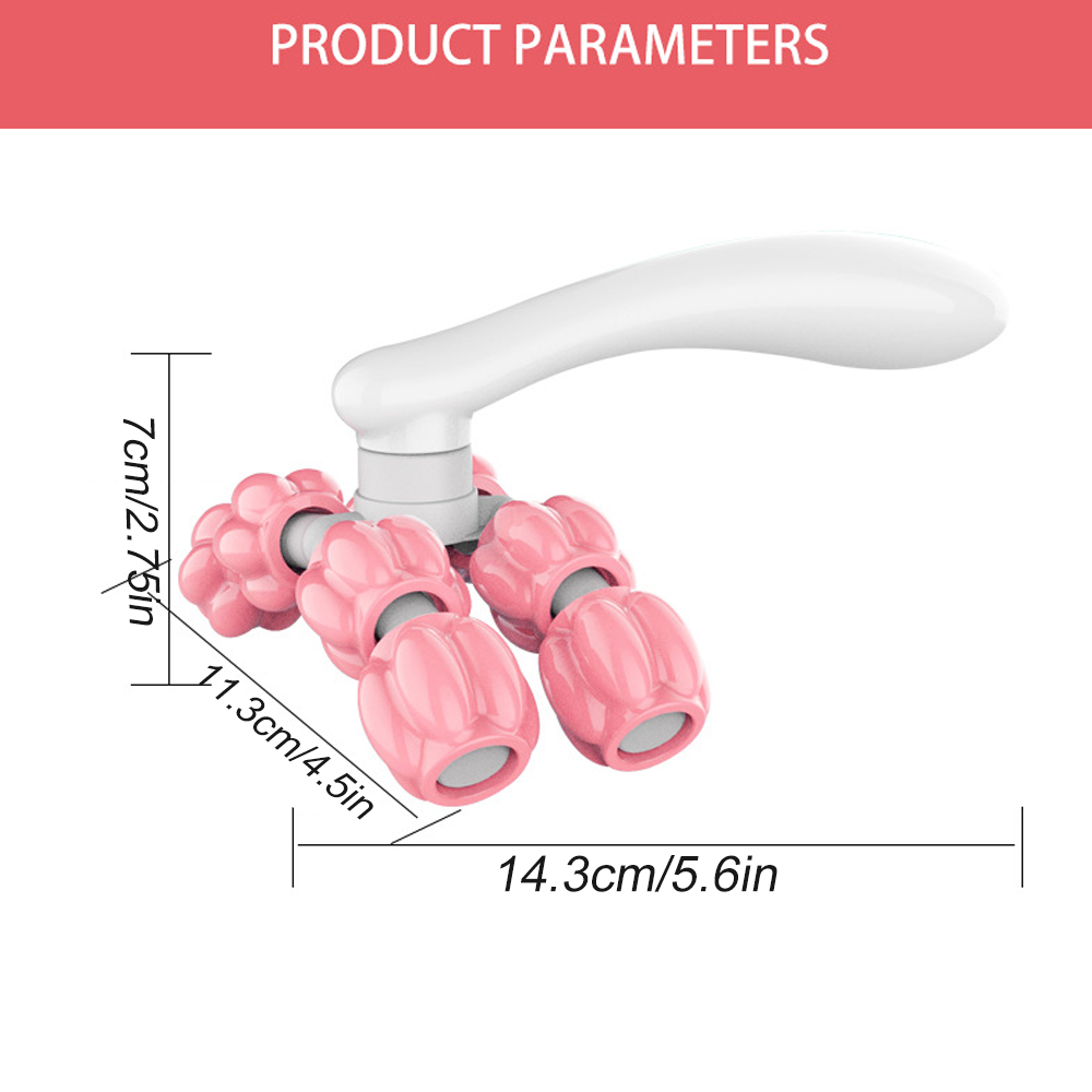 Y字型8ビーズマッサージ器 ハンドヘルドマッサージローラー  - Reflexology Foot Roller のレビューと価格