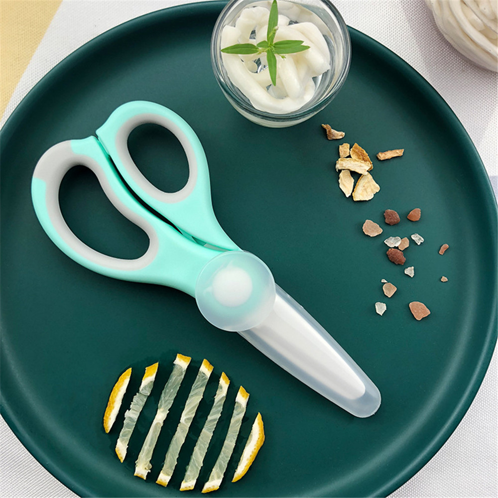 ポータブルセラミックベビーフードミル,給餌用キッチンはさみ, - Health Wellness Product のレビューと価格