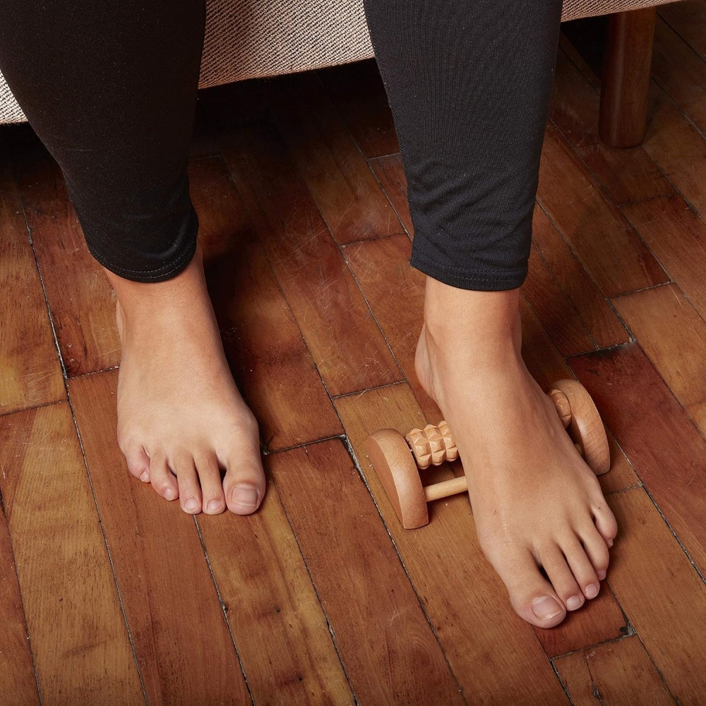 フットリフレクソロジーローラー、ハンドヘルドフットマッサージ - Reflexology Foot Roller のレビューと価格