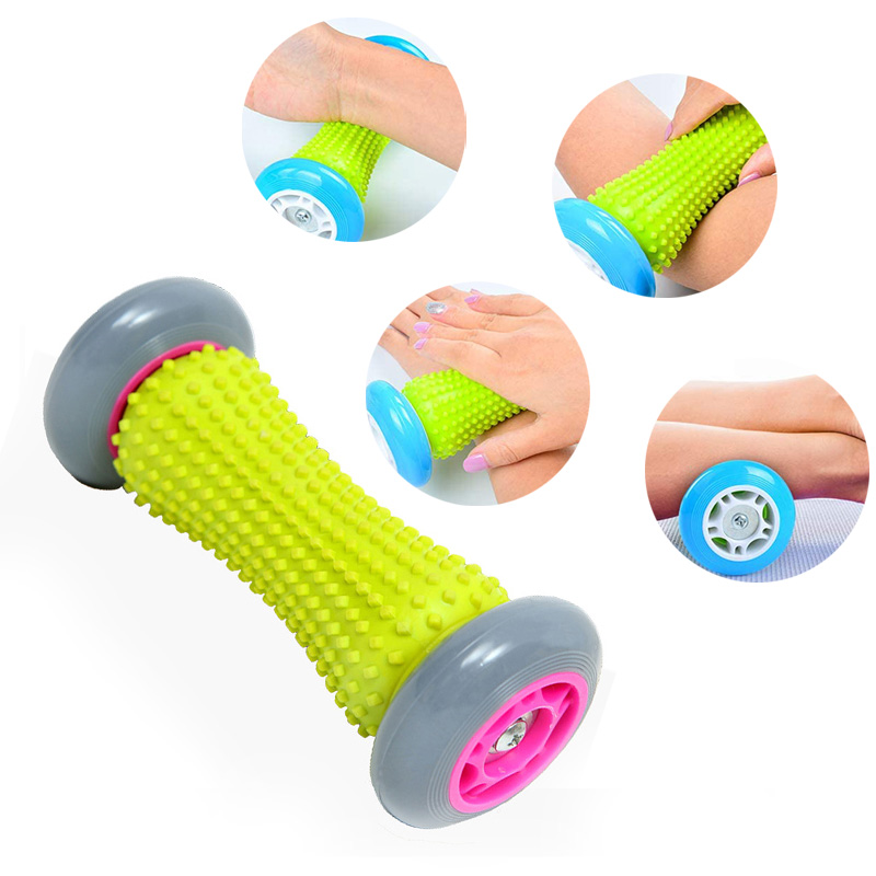 フットマッサージャーローラーマッサージ救済足底筋膜炎かかとア - Reflexology Foot Roller のレビューと価格