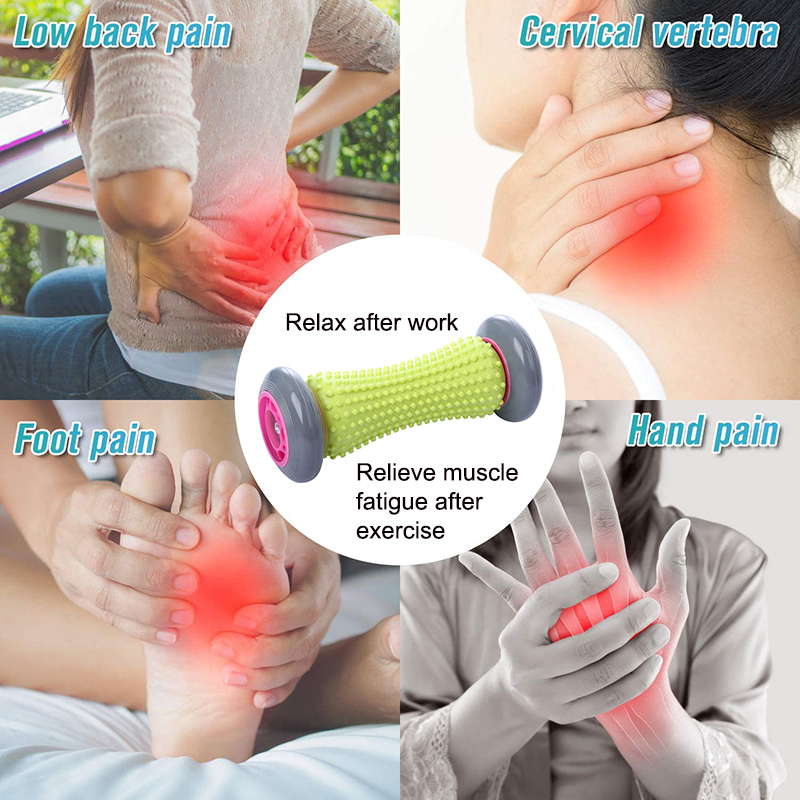 フットマッサージャーローラーマッサージ救済足底筋膜炎かかとア - Reflexology Foot Roller のレビューと価格