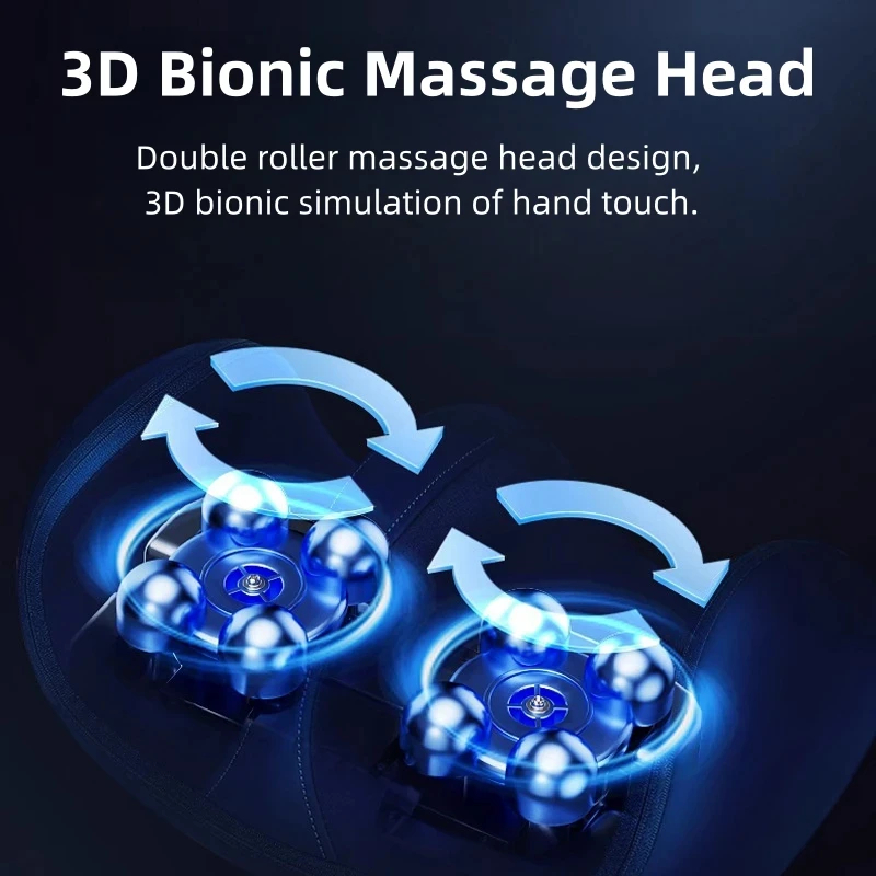 新しい大型電動フットマッサージャー赤外線温湿布ふくらはぎ用3 - Reflexology Foot Roller のレビューと価格