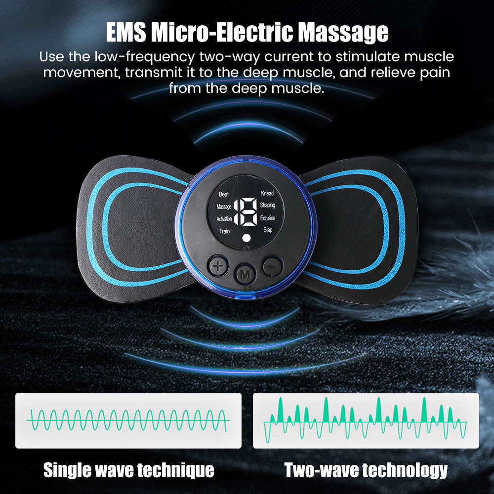 5 個セットネックバックマッサージステッカー EMS パルス - Ems Foot Massager のレビューと価格
