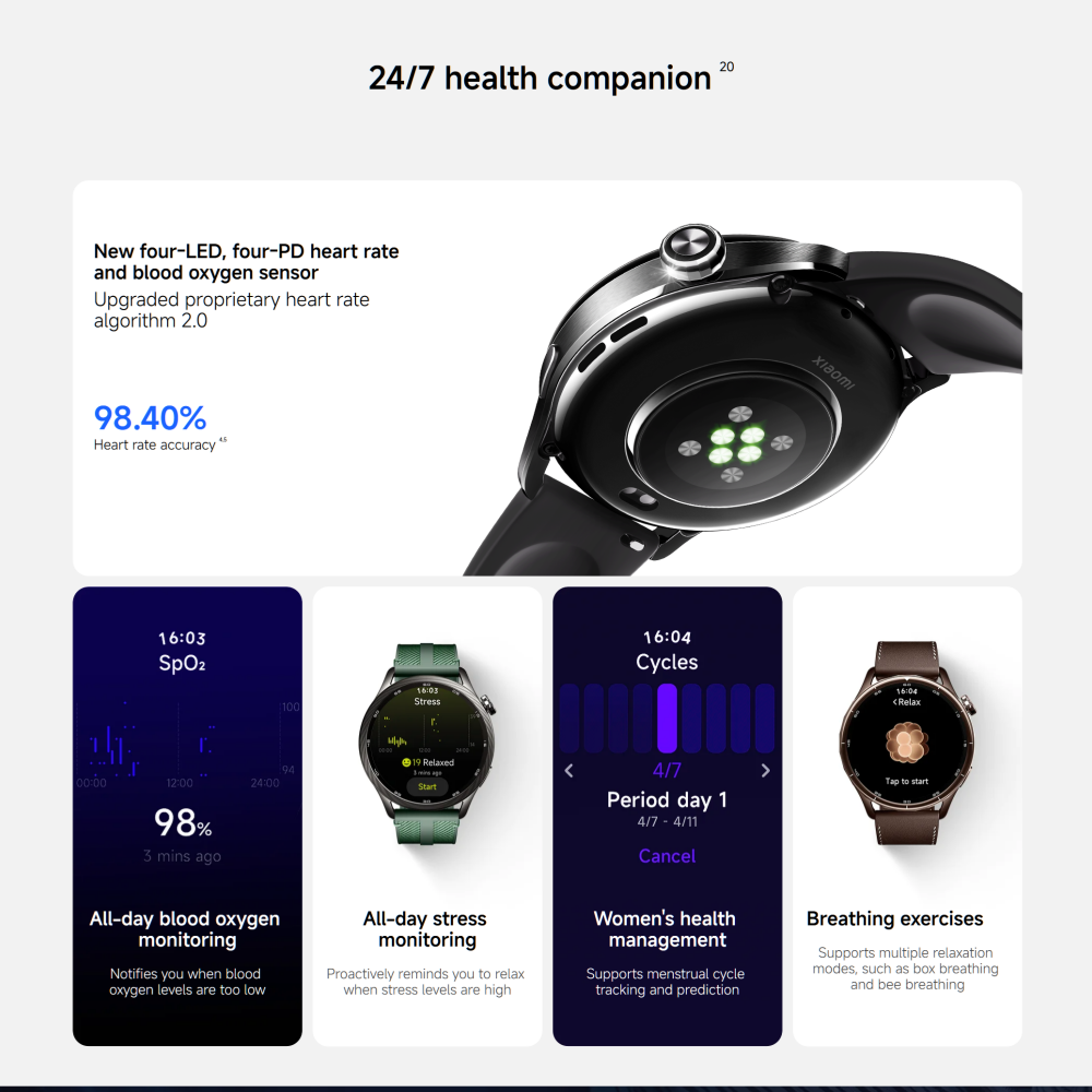 グローバル版 Xiaomi Watch S5 スマートウォッ - Xbody Health & Wellness Functional Integrative Medicine Office & Medical Spa Wayne のレビューと価格