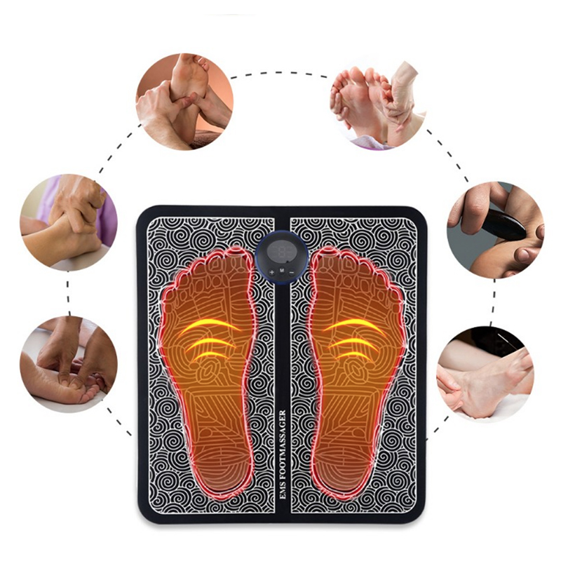電気EMSフットマッサージャー ジェルパッド付き ポータブル - Ems Foot Massager のレビューと価格
