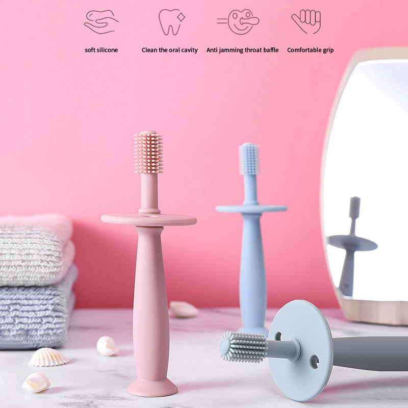 1 個ベビー指歯ブラシソフトシリコーン幼児歯歯クリーンブラシ - Health Wellness Product のレビューと価格