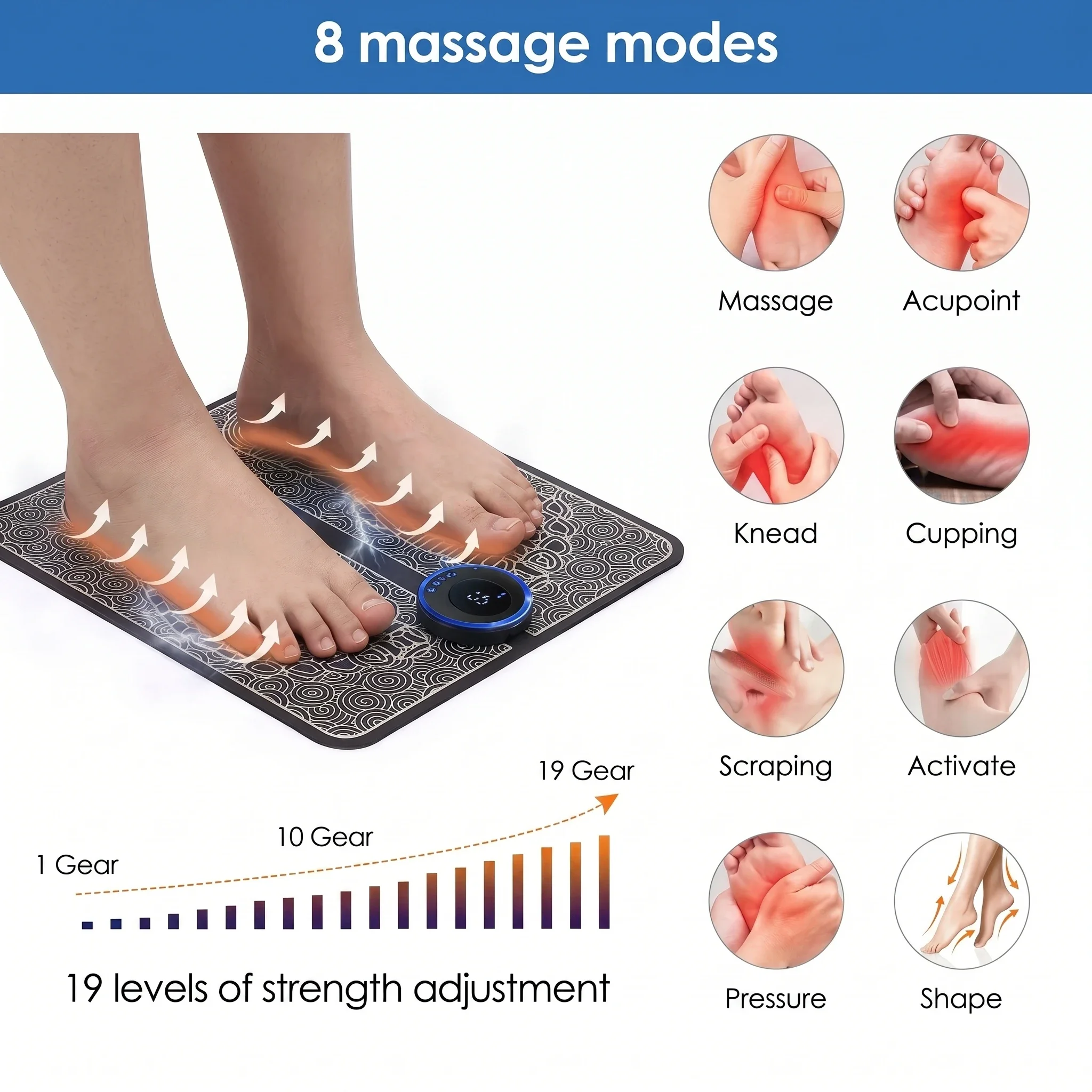 EMS フットマッサージャーパッド 痛みを和らげる 足のリラ - Ems Foot Massager のレビューと価格