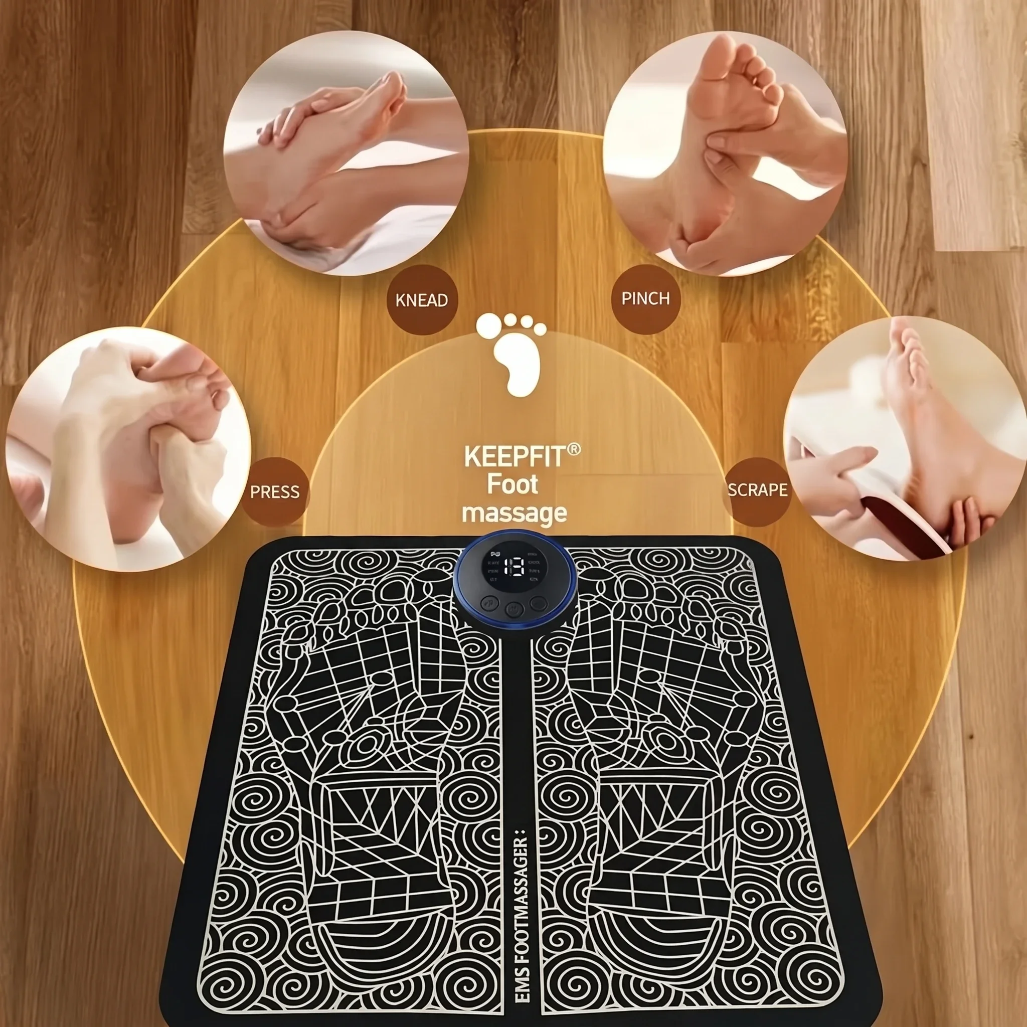 EMS フットマッサージャーパッド 痛みを和らげる 足のリラ - Ems Foot Massager のレビューと価格