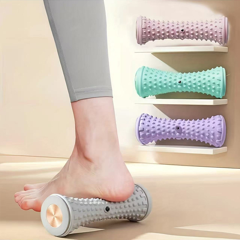 ポータブルフットマッサージローラー、深部組織マッサージ、足底 - Reflexology Foot Roller のレビューと価格