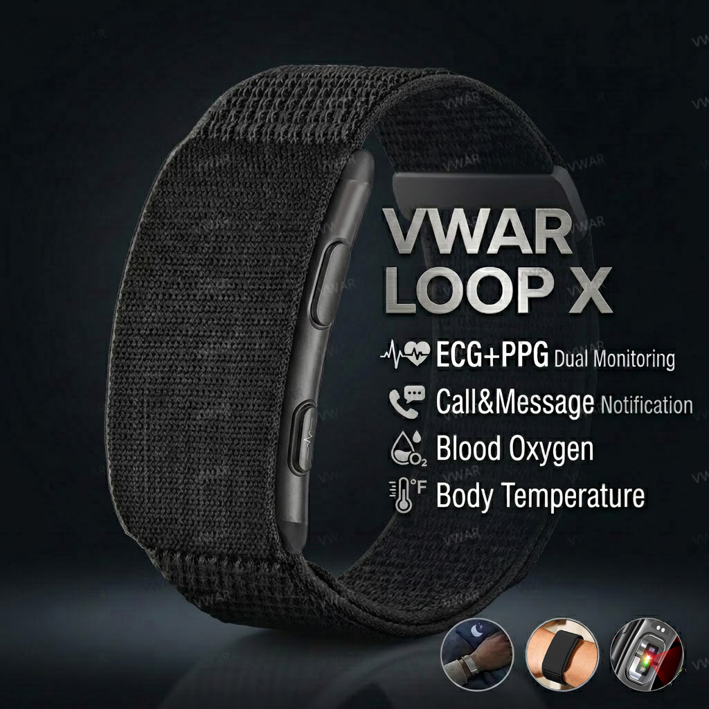 VWAR LOOP X ECG スマートブレスレット心拍数血 - Xbody Health & Wellness Functional Integrative Medicine Office & Medical Spa Wayne のレビューと価格