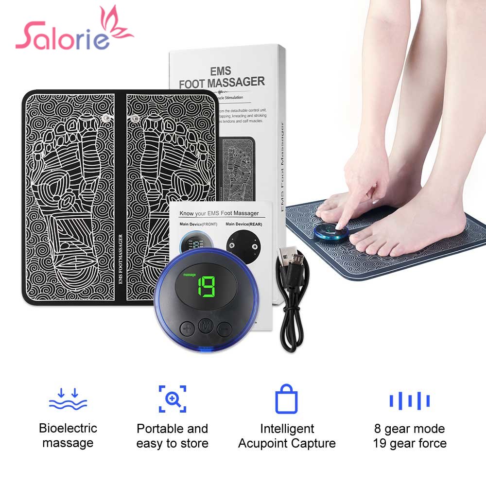 EMS フットマッサージパッド理学療法多方向電気マッサージ筋 - Ems Foot Massager のレビューと価格