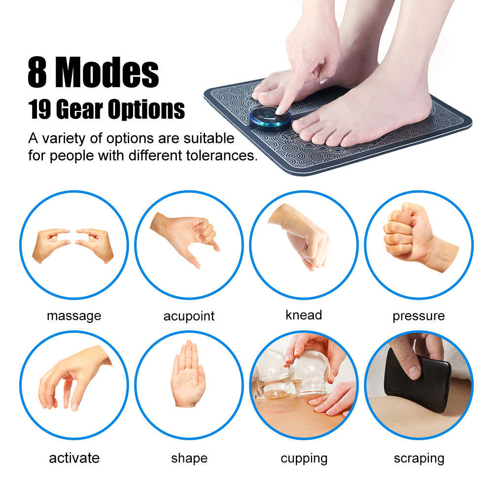 EMS フットマッサージパッド理学療法多方向電気マッサージ筋 - Ems Foot Massager のレビューと価格