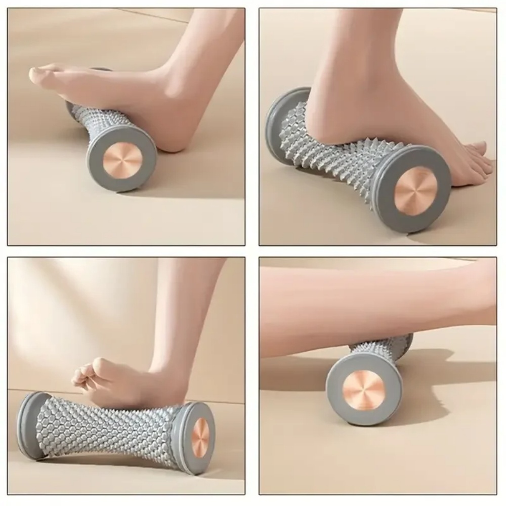 フットローラーヨガマッサージボール足底筋膜ローラー筋肉弛緩ケ - Reflexology Foot Roller のレビューと価格