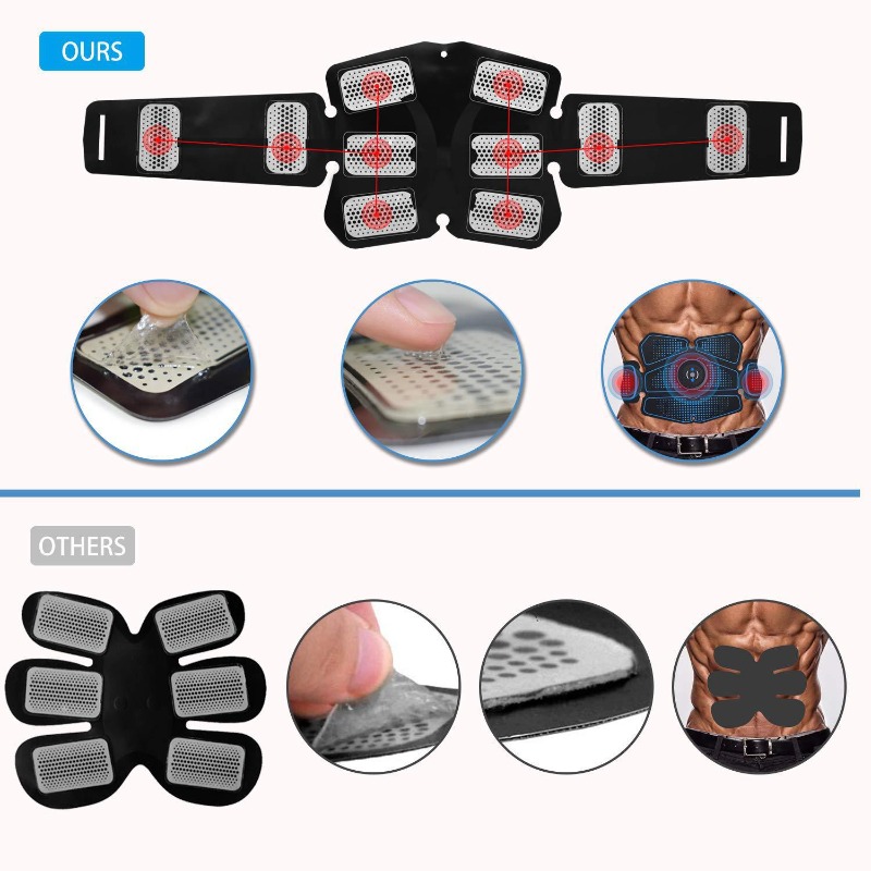 インテリジェントフィットネス腹筋パッチ EMSフィットネスマ - Ems Foot Massager のレビューと価格