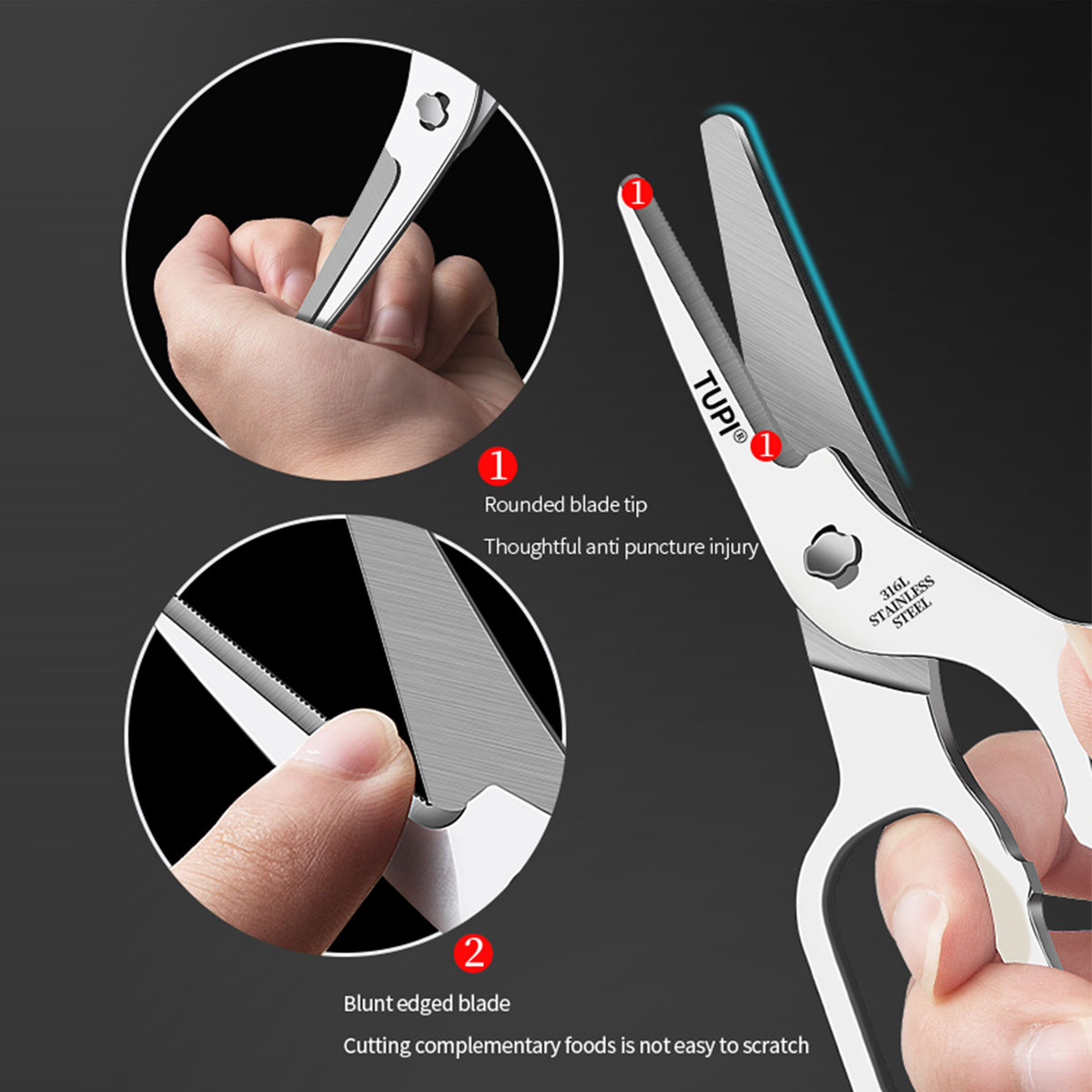 TUPI - ステンレス鋼はさみベビーフードミルポータブル授 - Health Wellness Product のレビューと価格